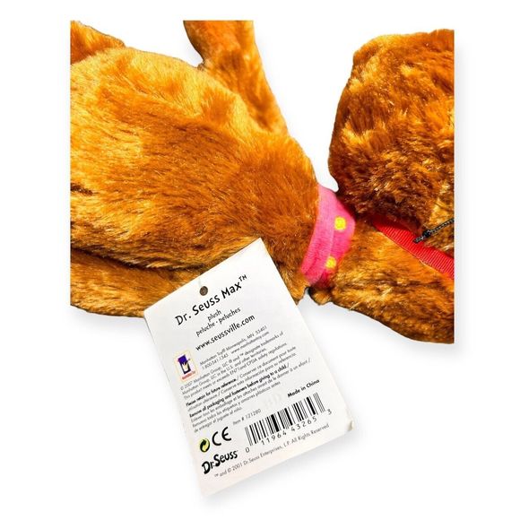 Dr.  Seuss MAX The Dog Grinch Plush 16" Manhattan Toy Co. 2007 Stuffed Animal - Picture 7 of 9